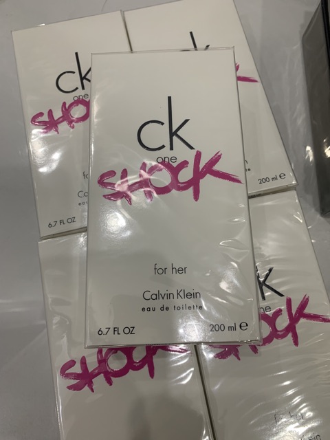 [HCM]Nước hoa nữ ck one shock for her edt 200ml full seal