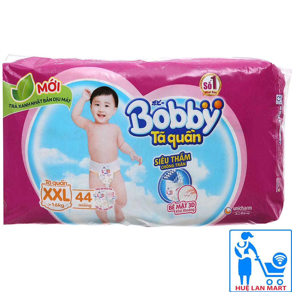 Tã quần bobby M76 L68 XL62 XX56  mẫu mới nhất