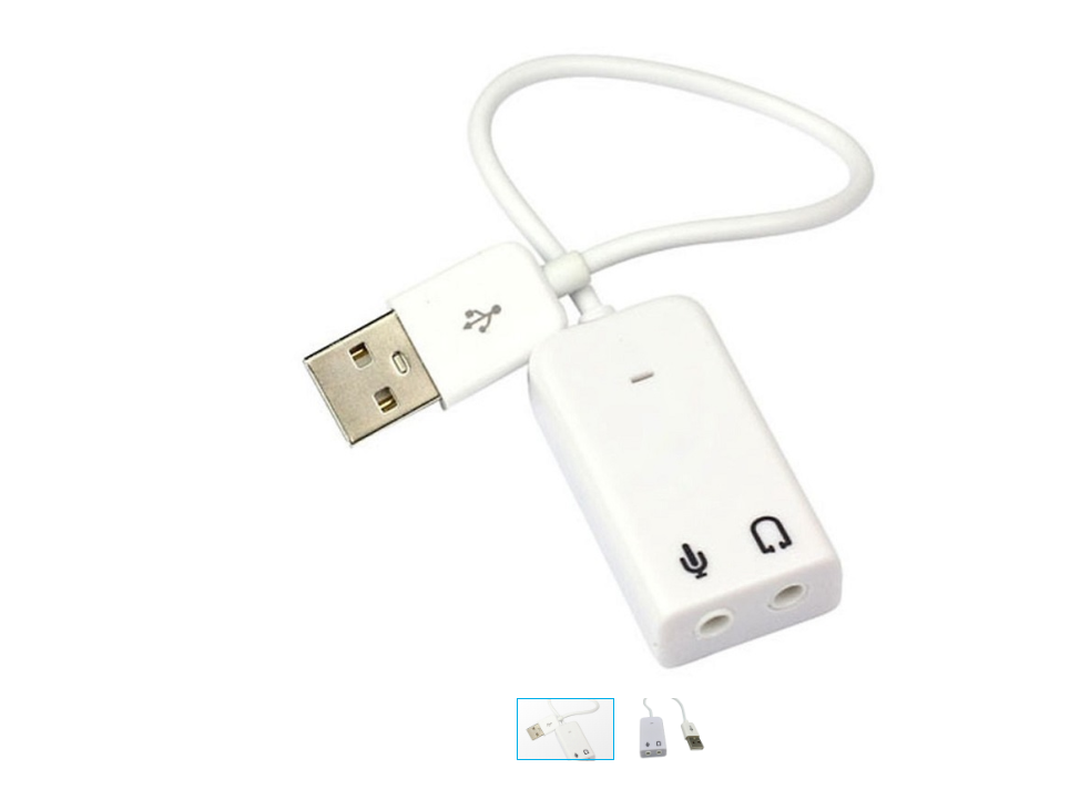 Cáp chuyển đổi Usb ra âm thanh cổng 3.5