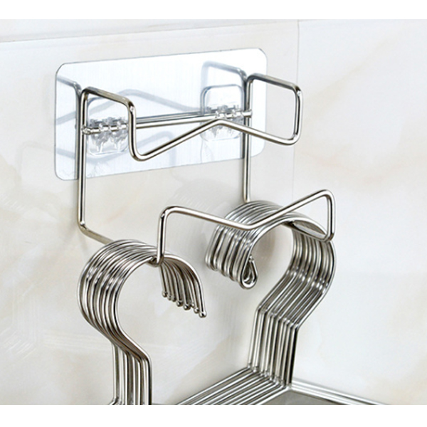 Strong adhesive washbasin hook bathroom wall without trace hook creative bathroom wall hanging basin rack