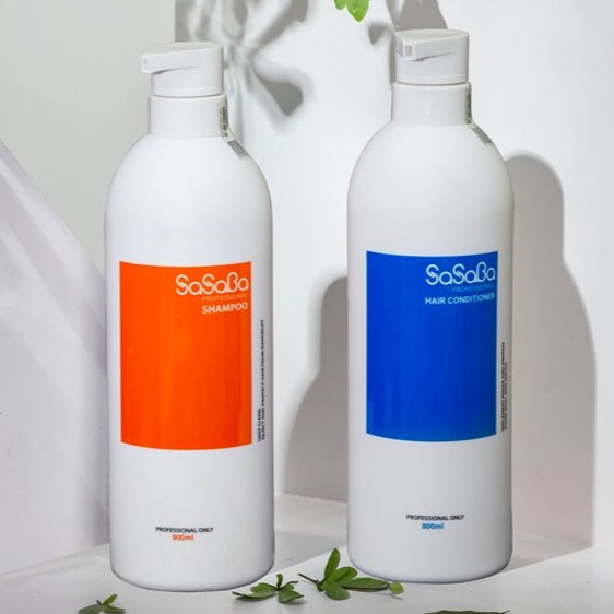 Dầu gội xả hoàn hình sasaba plus 500ml/800ml mẫu mới