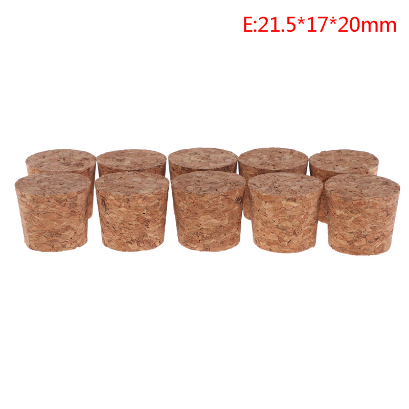 10 cái nút chai rượu thủy tinh nắp nút chai lọ đựng bánh pudding