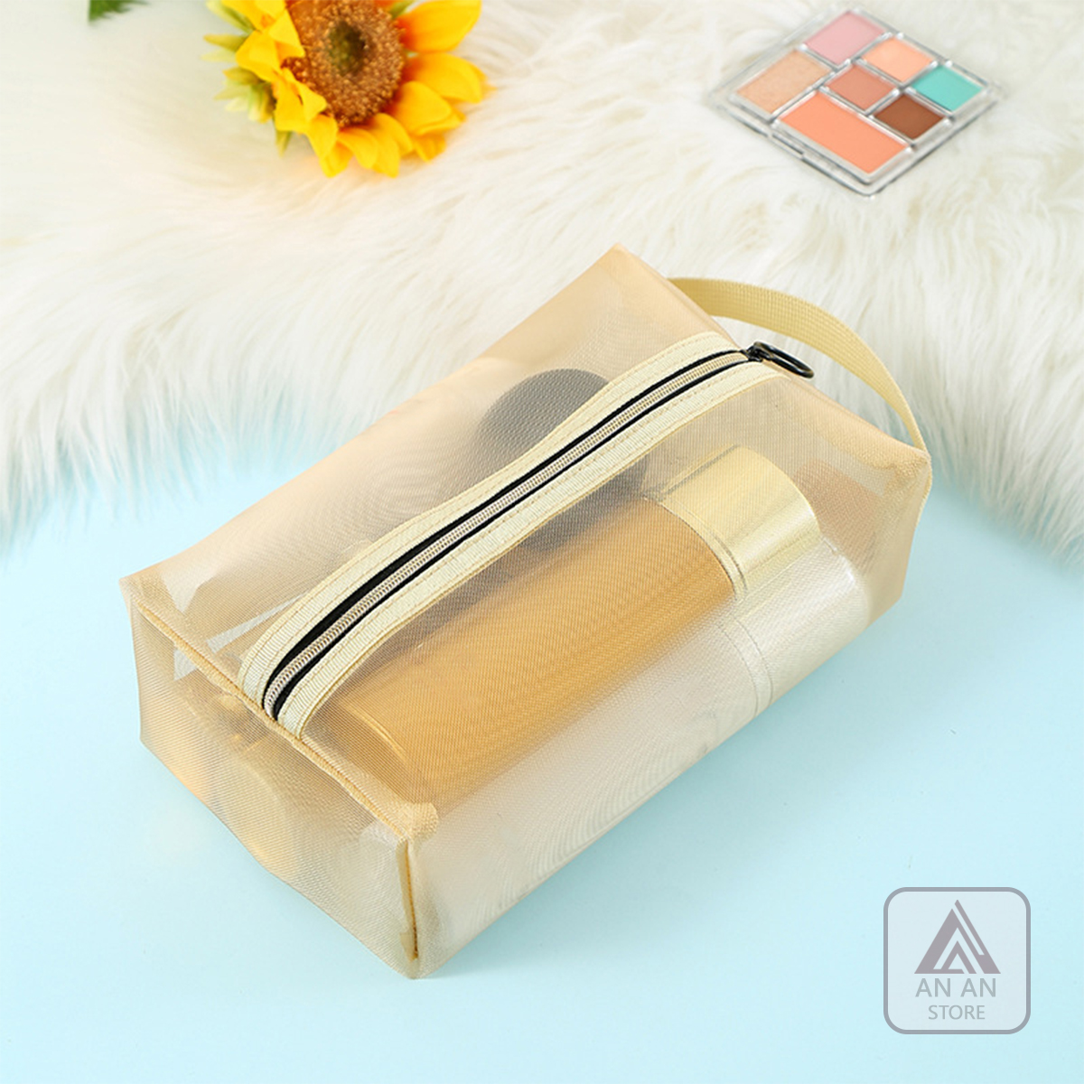 Túi Lưới Đựng Mỹ Phẩm Trang Điểm , Đồ Dùng Du Lịch Hình Hộp