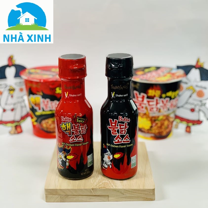 Sốt chấm Gà cay Samyang Hàn Quốc 200g (Sốt chấm đa dụng: chấm hải sản, chấm thịt, mì trộn cay...)