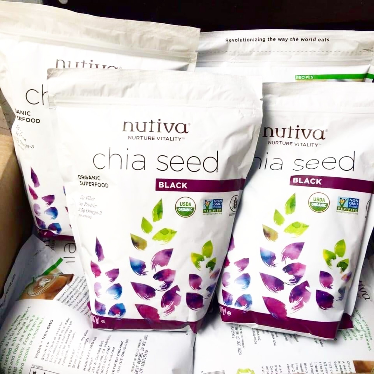 Hạt chia Nutiva 907g