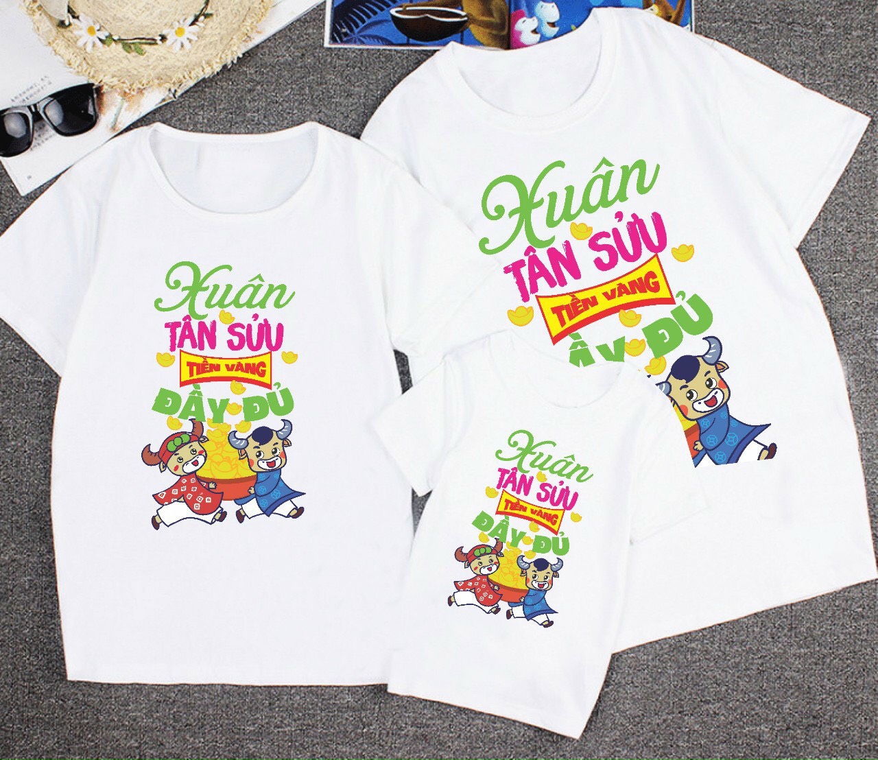 [HCM]Áo Thun Con Trâu Đón Tết