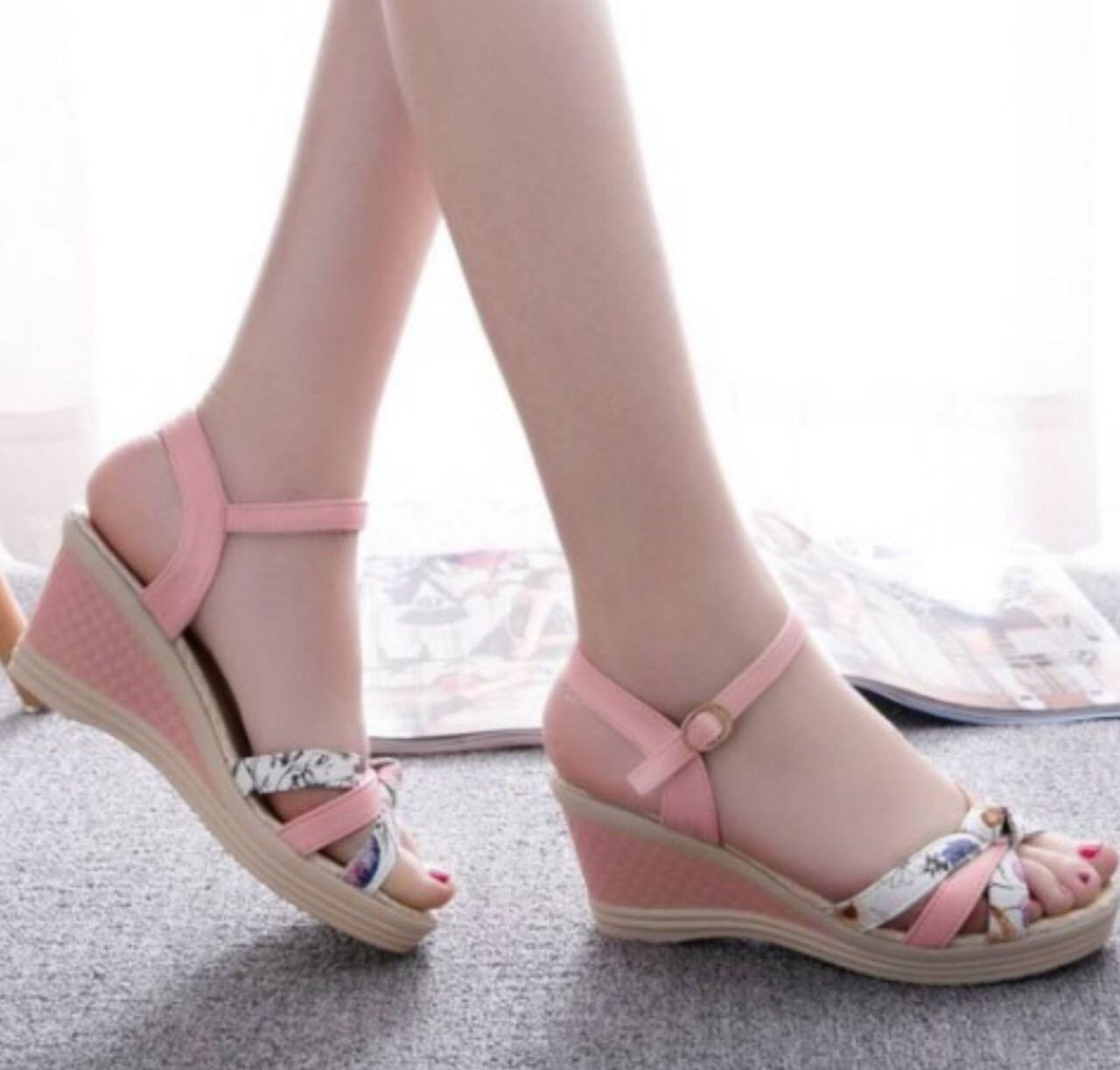Sandan Đan Chéo Nơ Đế Xuồng Họa Tiết