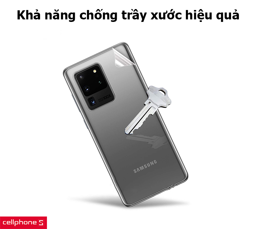 Miếng Dán PPF Mặt Sau Cho Samsung Galaxy S20 Ultra, Dán Lưng Samsung