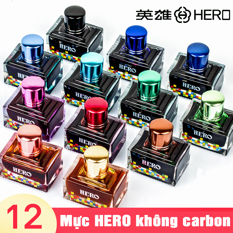 Mực bút máy hero 40ml chính hãng