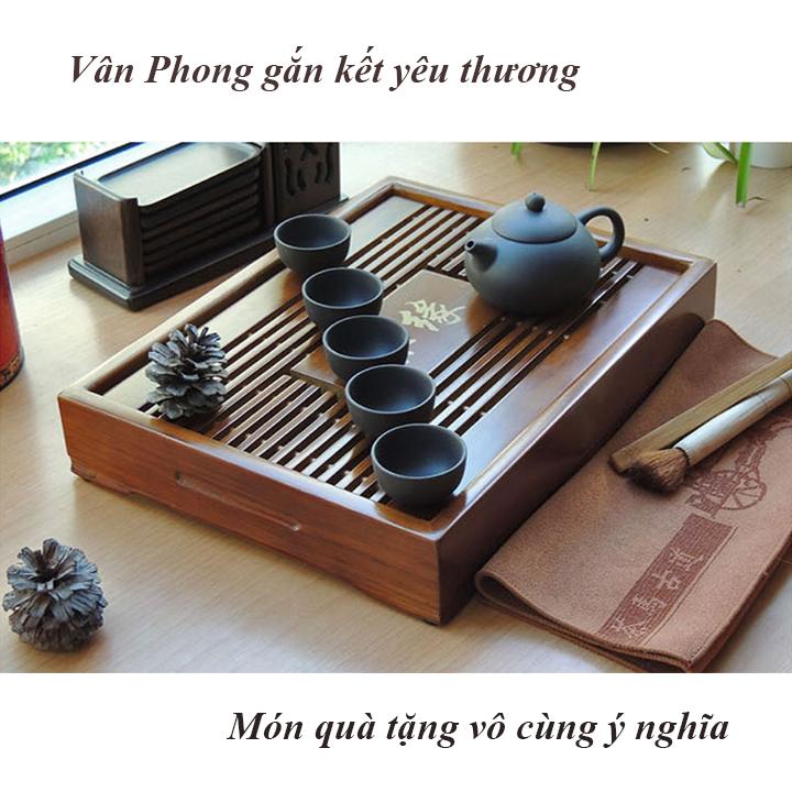KHAY TRÀ VÂN PHONG- khay trà gỗ tự nhiên CAO CẤP