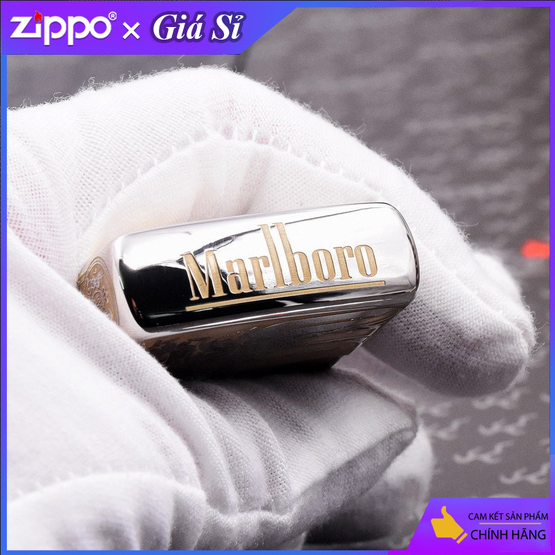 Bật lửa Zippo khắc MBR bản tiêu chuẩn mạ Chrome