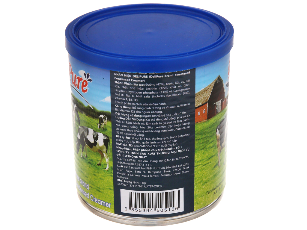 Sữa Đặc Có Đường Delipure 1kg