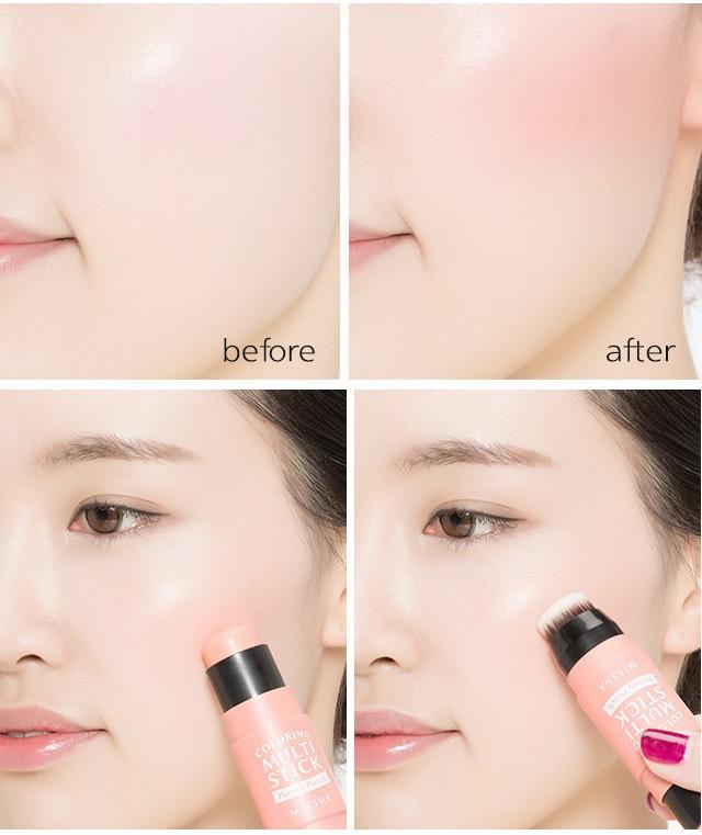 [HCM]Má hồng dạng thỏi kèm cọ