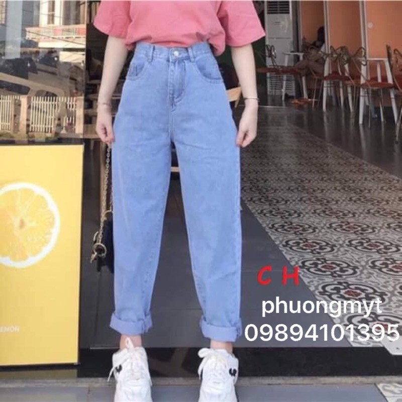 QUẦN BAGY BÒ LƯNG CAO