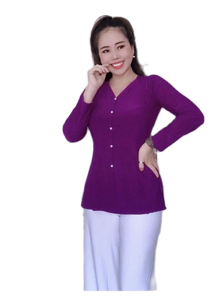 áo bà ba trơn may sẵn size to (60_70kg) mặc vừa