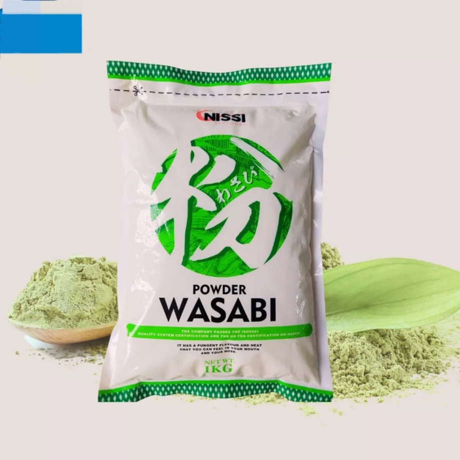 ( CHUẨN NHẬT ) Bột Mù Tạt Wasabi Nissi (1kg/gói)