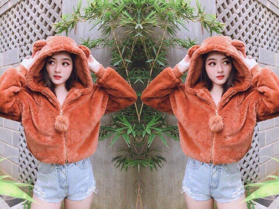( ẢNH THẬT) ÁO KHOÁC LÔNG CỪU TAI GẤU KHÓA BÔNG HÀN QUỐC, LEVERMART, ÁO KHOÁC LÔNG HÀN QUỐC, ÁO KHOÁC LÔNG MÙA ĐÔNG, ÁO KHOÁC LÔNG CÓ MŨ