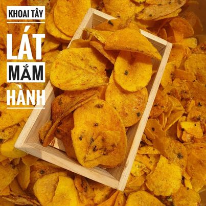 Khoai tây sấy mắm hành - siêu ngon 500g
