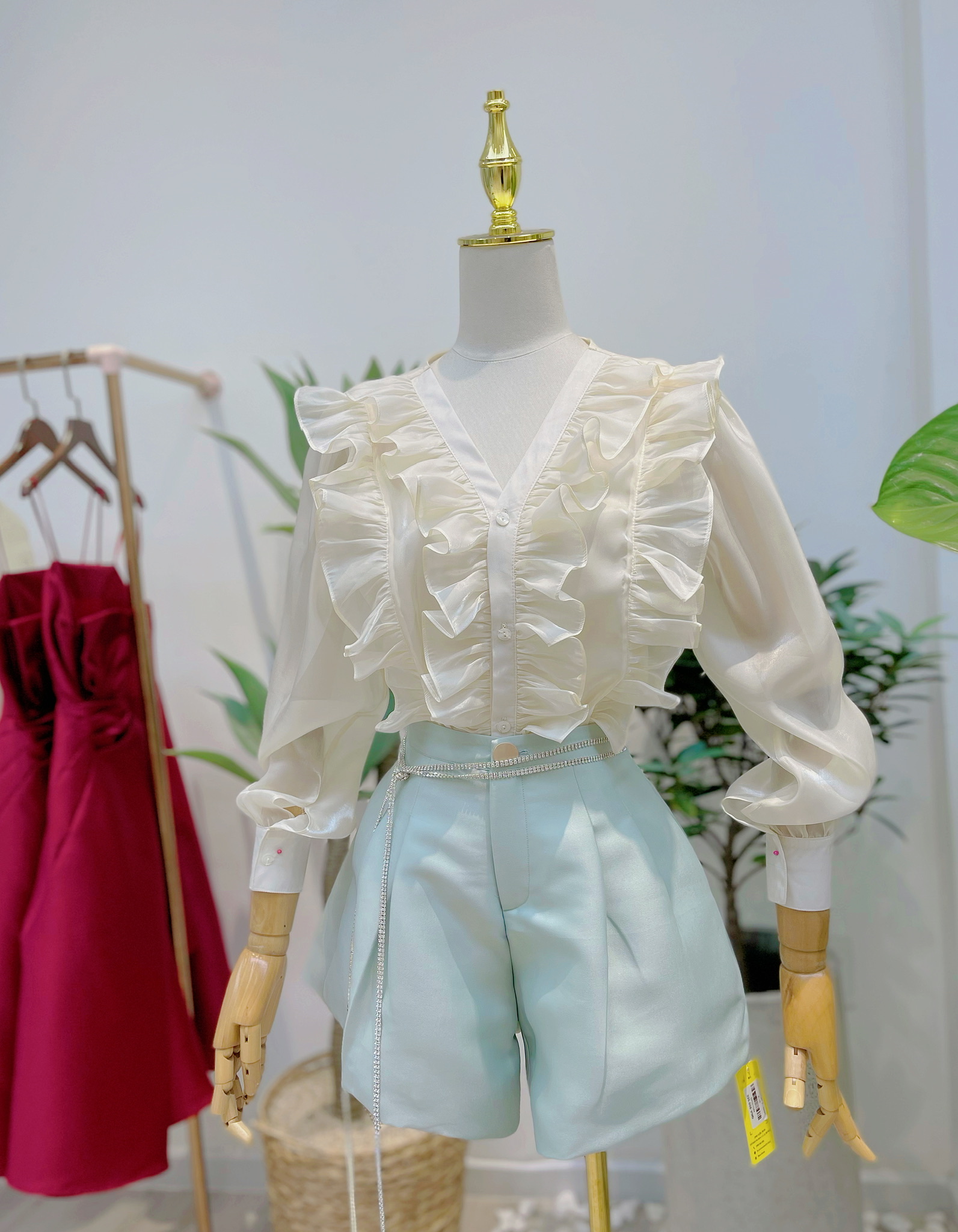 Joie Top - Áo bèo organza, Céci Store.