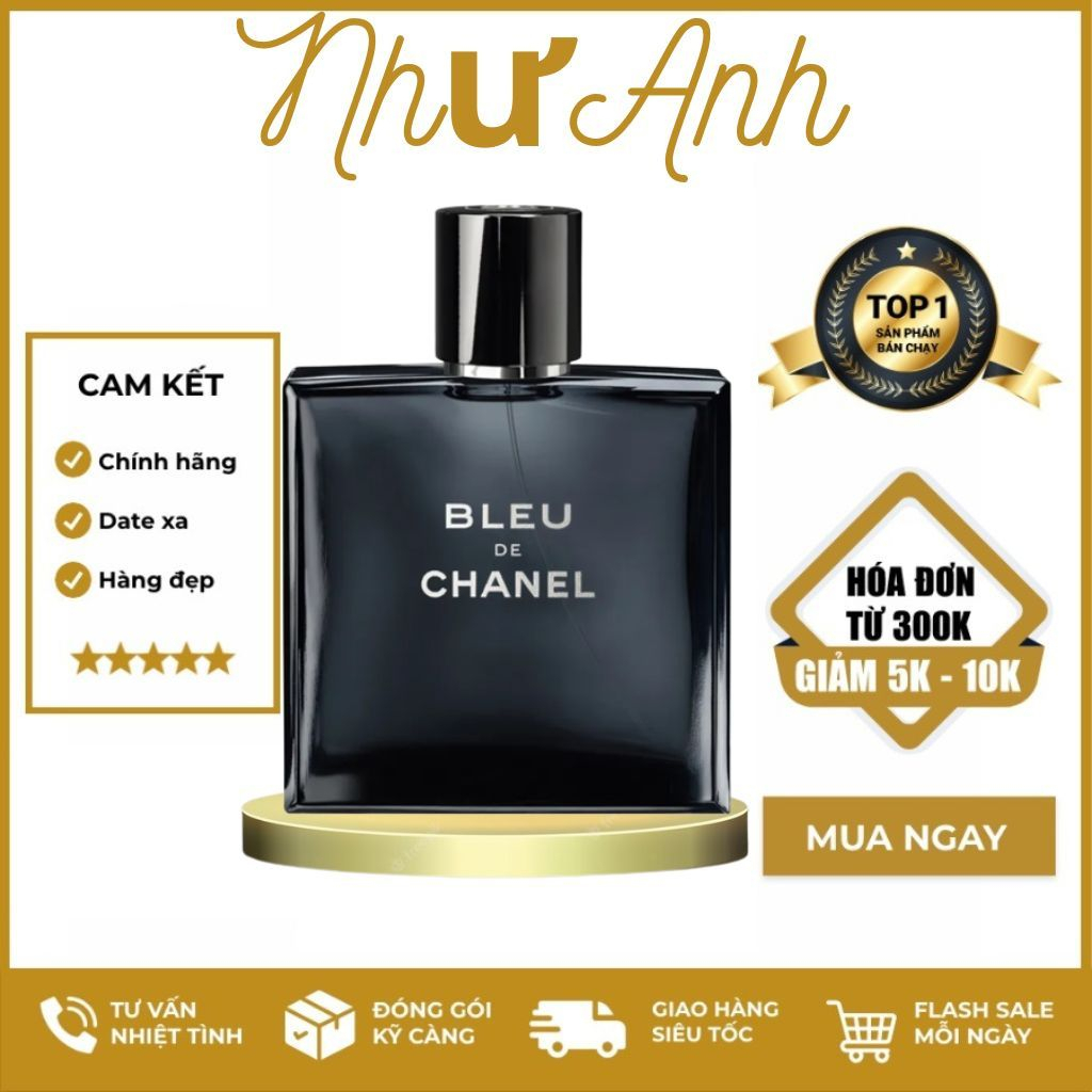 Chanel Bleu Parfum Event 100ml  chữ vàng  Beelu