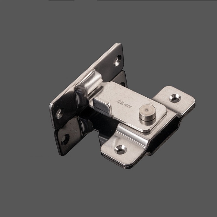 It's big in size. Stainless steel sliding door bolt, strong sliding door used. 159