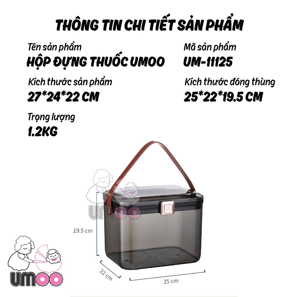 Hộp Đựng y tế Umoo UM-11125