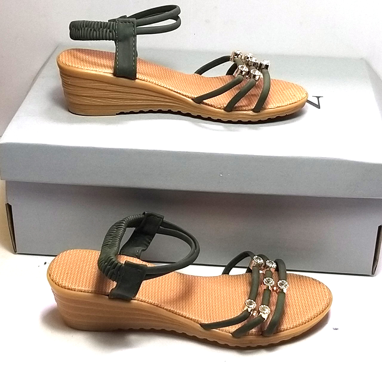 SANDAL NỮ QUAI ĐÍNH ĐÁ THỜI TRANG