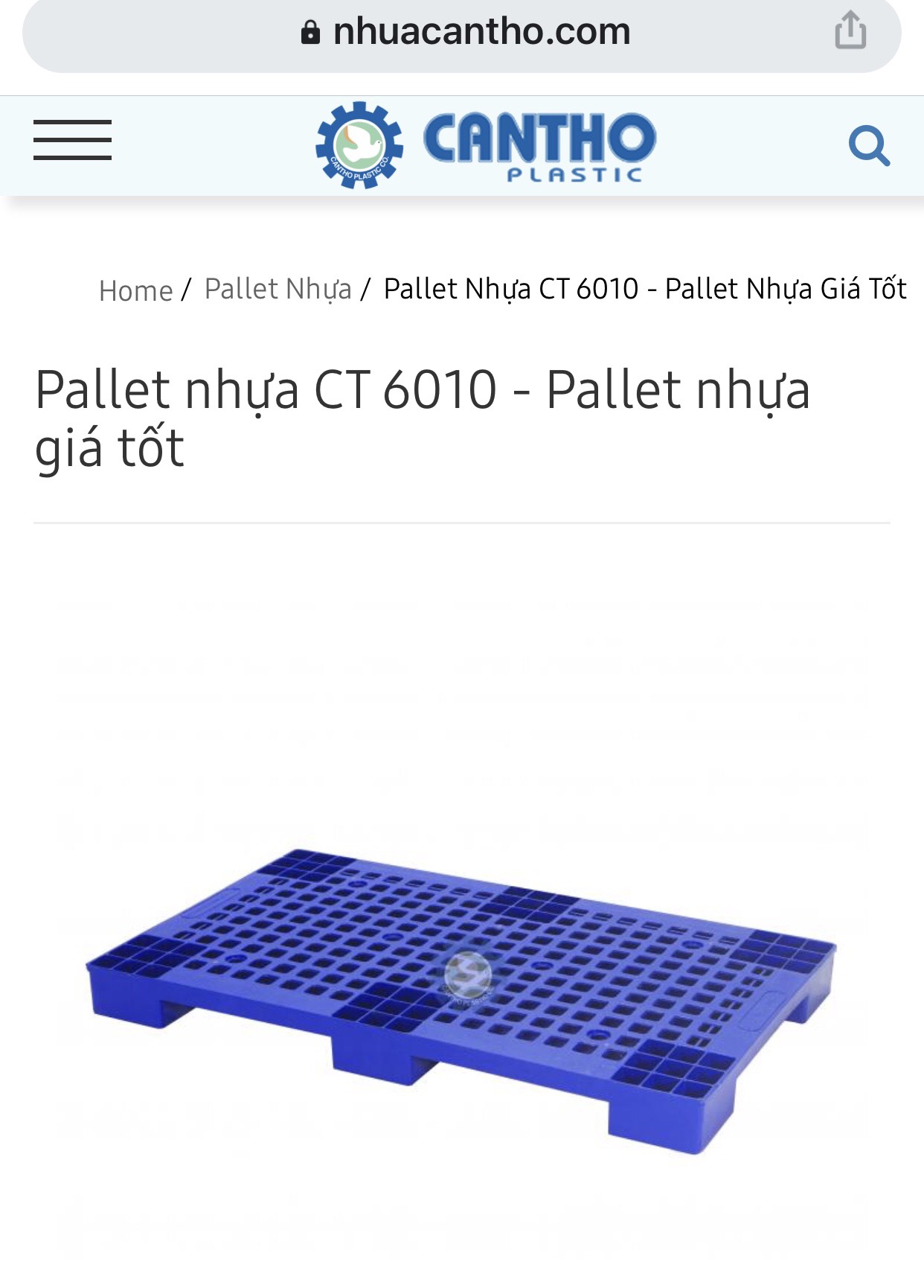 pallet nhựa