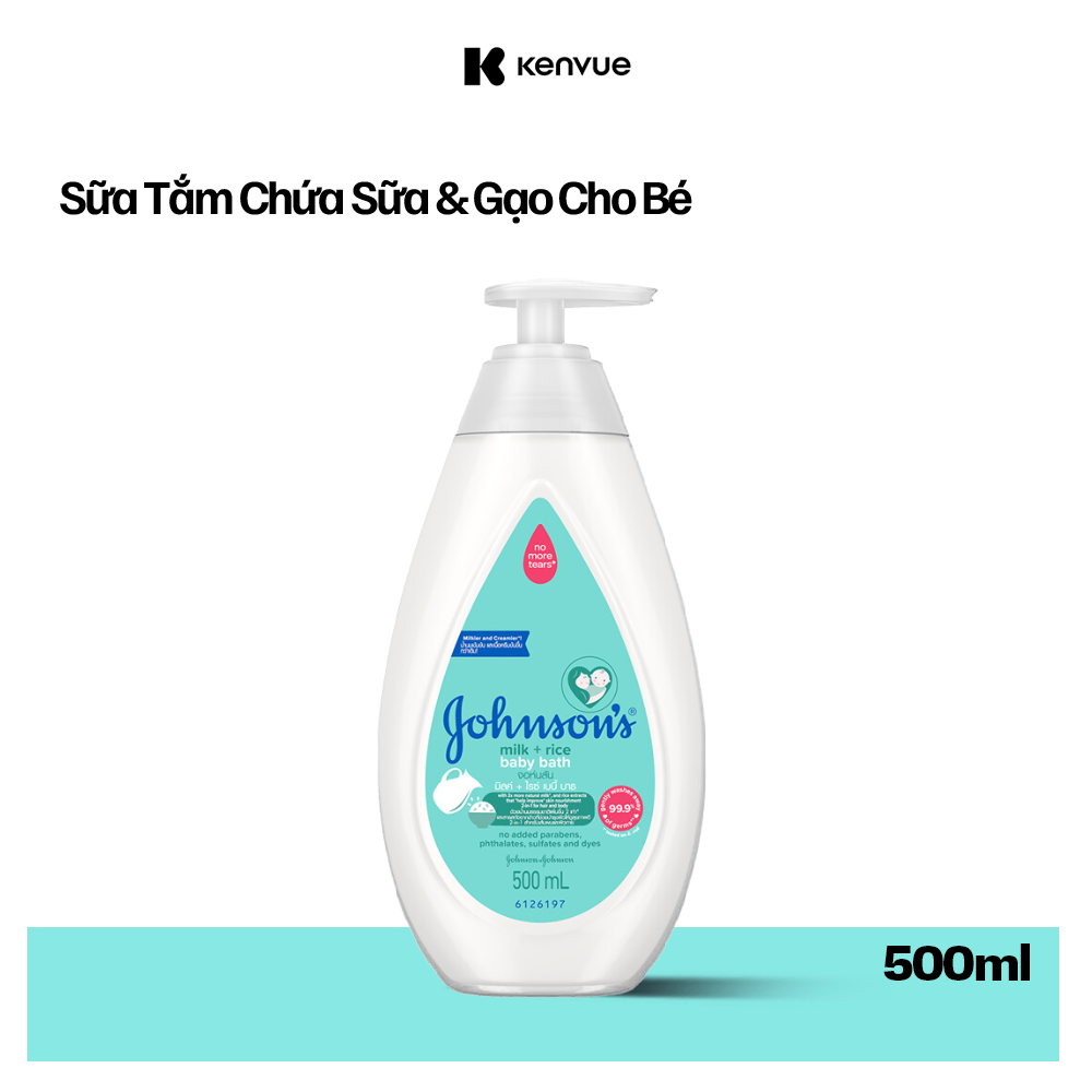 Johnson's Milk + Rice Baby Bath 500ml