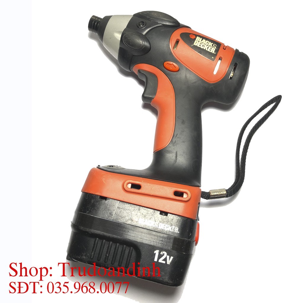 Máy bắn vít Black&Decker SX5000/SX5500 + Pin 4Ah đóng mới