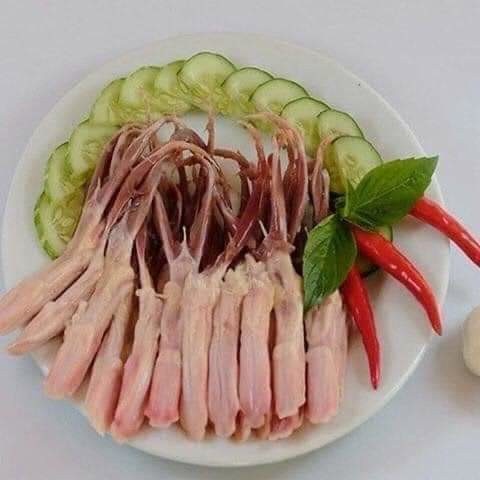 Lưỡi Vịt khay 1kg net 7 (giao Hỏa tốc tphcm)