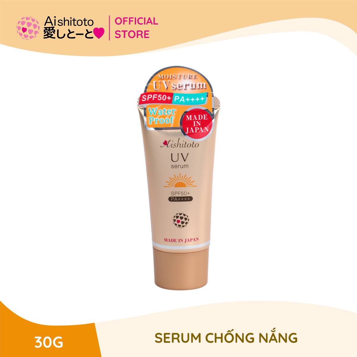 Serum Chống Nắng SPF50 & PA+++ Aishitoto