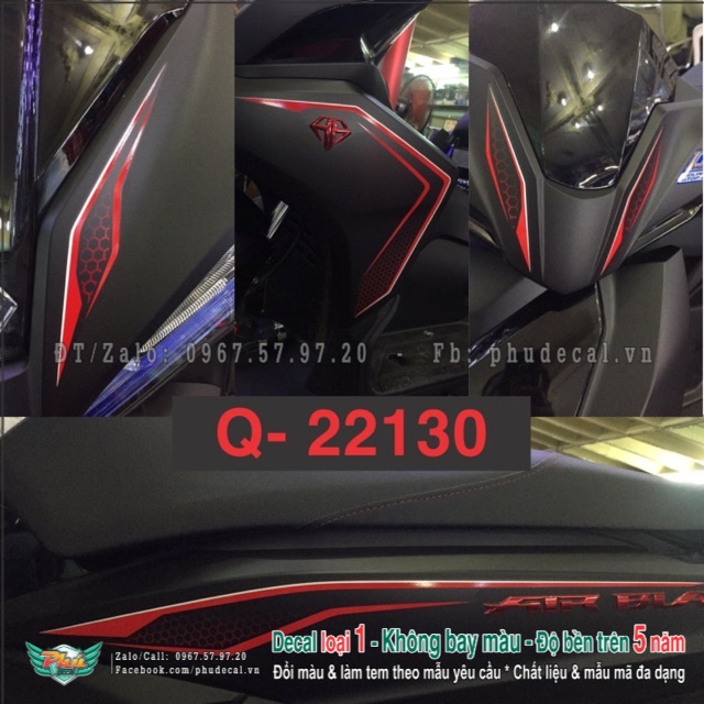 Tem rời AB Air Blade Giả Zin 2016-2019