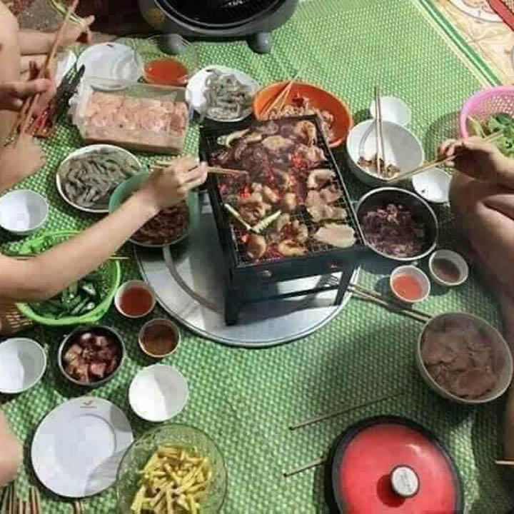Bếp Nướng Than Hoa Vuông