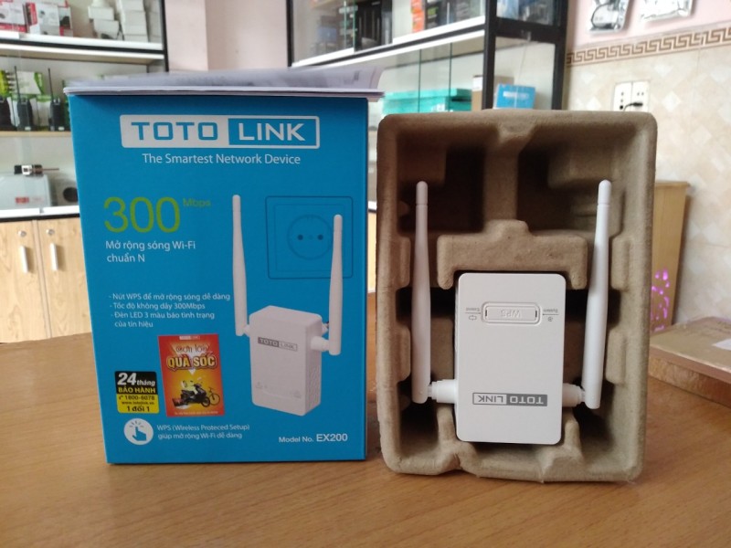Bảng giá Thiết Bị Phát Wifi Repeater TOTOLINK EX200 Phân Phối Chính Hãng Phong Vũ