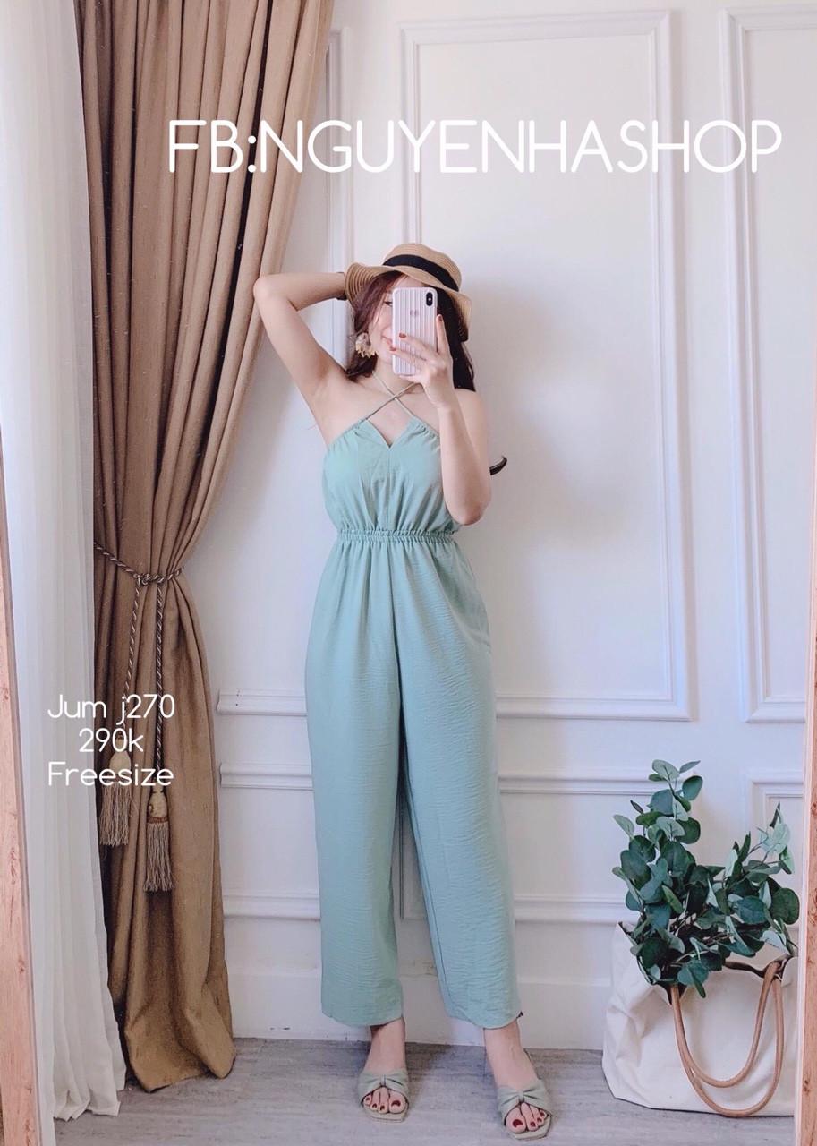 jumpsuit dây chéo-TH