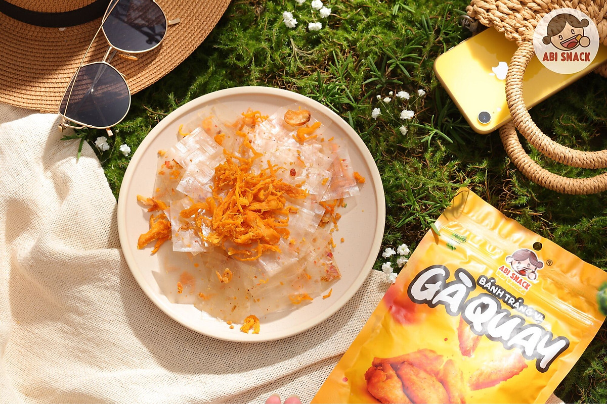 Abi Snack Bánh Tráng Vị Gà Quay
