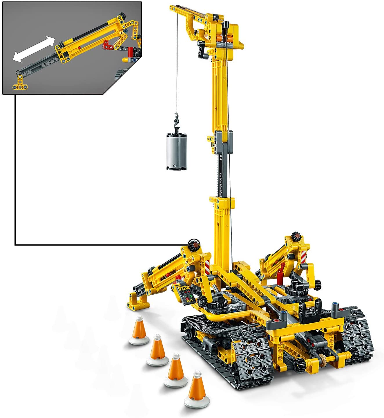 42097 LEGO Technic Compact Crawler Crane - Xe cần trục bánh xich