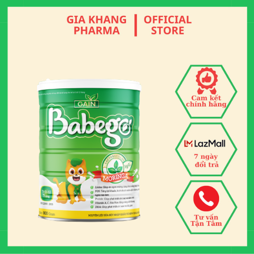 Sữa mát tăng cân, cải thiện biếng ăn, táo bón Babego 800g