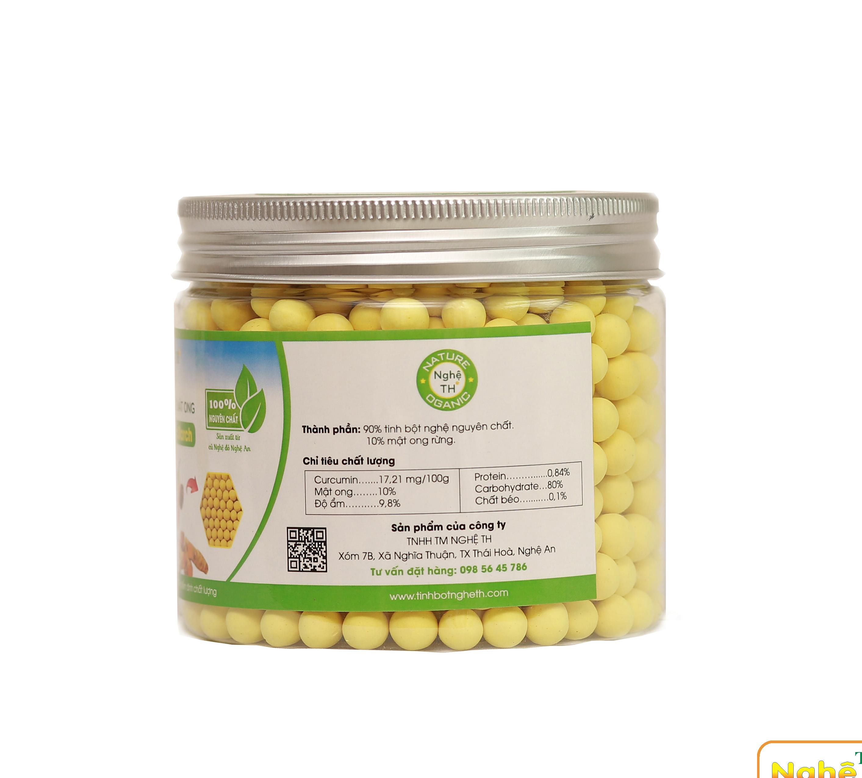 Viên tinh bột nghệ mật ong 250g