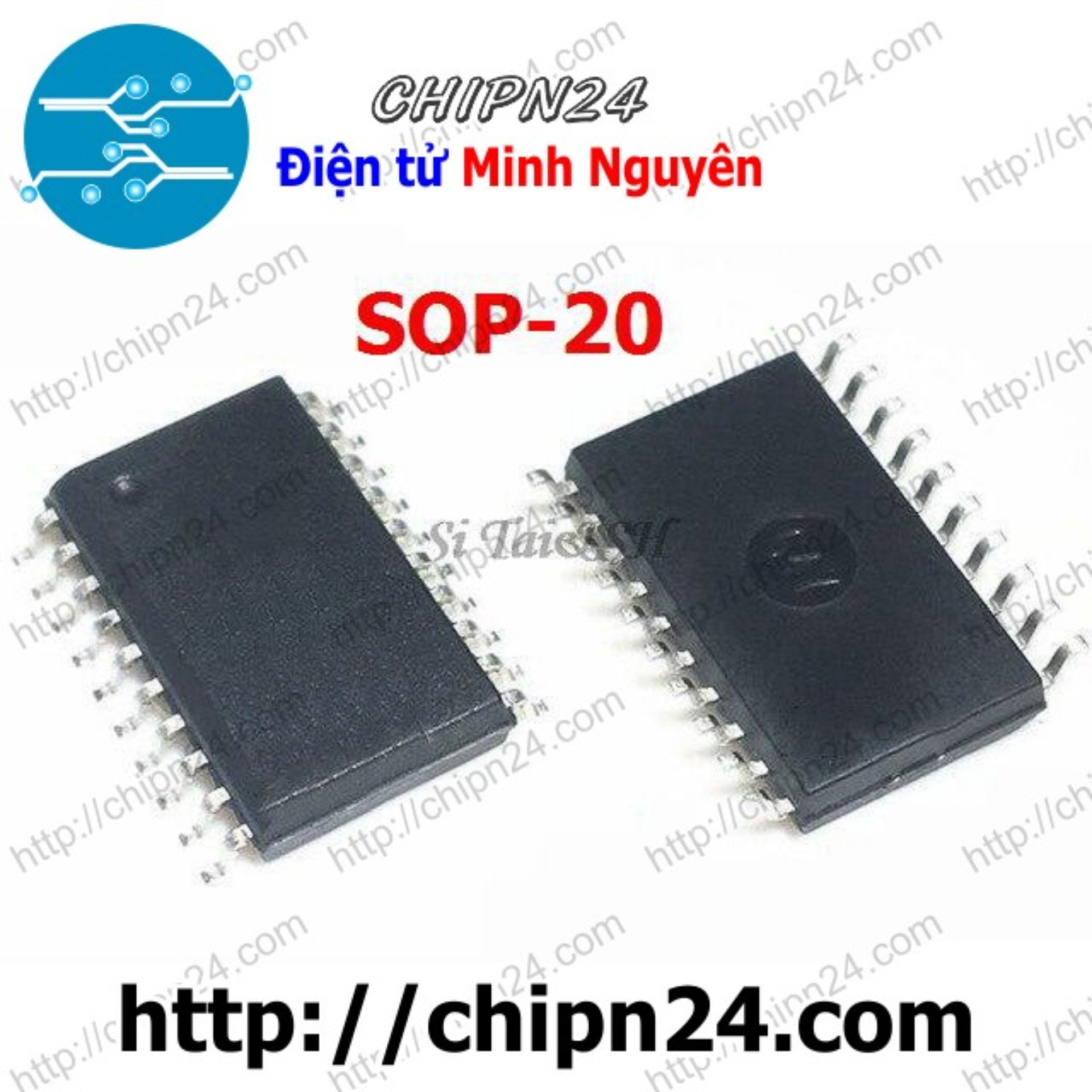 [2 con] (SOP) IC Dán 74273 74HC273 SOP-20 7.2mm (SMD) (74HC273D) (IC Flip-flop loại bát phân D có trong suốt) - HH002958