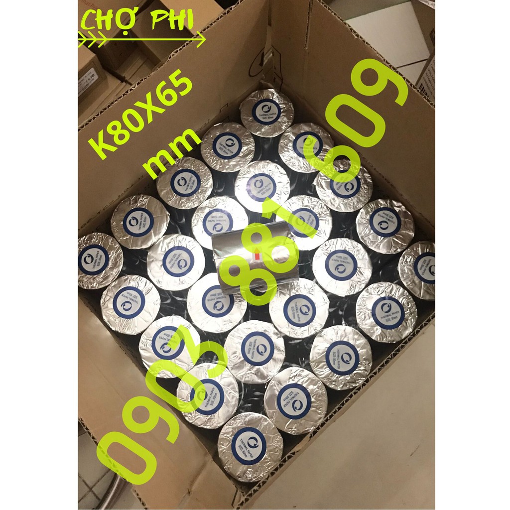 GIẤY IN BILL K80X45 [THÙNG 20 CUỘN]