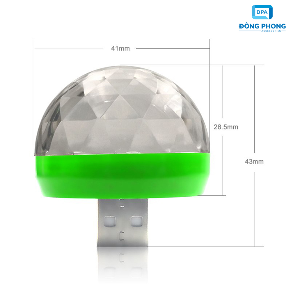 Đèn Led Mini Vũ Trường Cảm Ứng Theo Nhạc