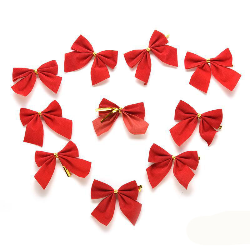 Bộ 10 Nơ Trang Trí Cây Thông noel , Giáng sinh