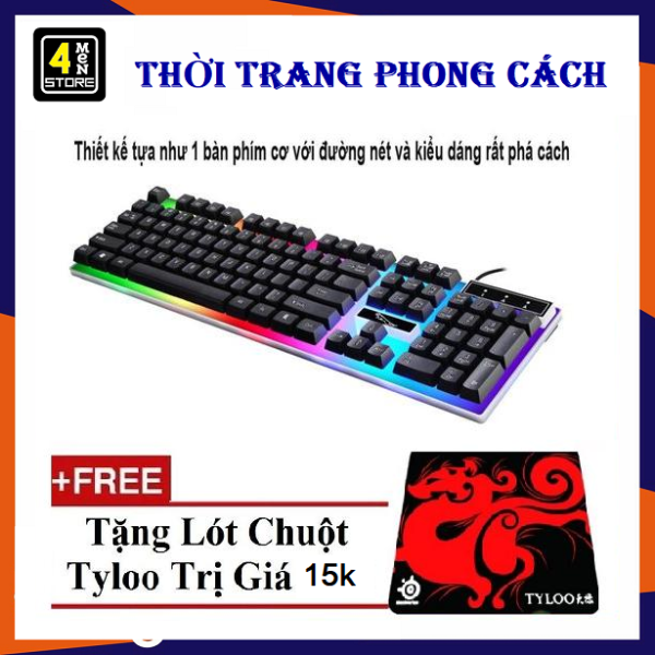 [HCM]⚡ Tặng Lót Tyloo ⚡ Bàn phím G21 LED Giả cơ game có dây - Led Siêu Ngầu
