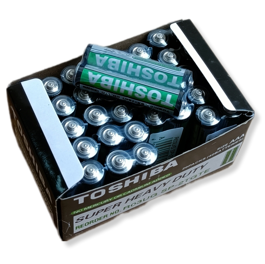 40 - 20 viên pin AAA Toshiba (Pin đũa pin nhí lắp cho điều khiển-Remote)
