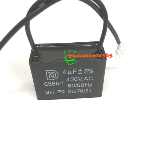 Tụ quạt dây 450v 4uf