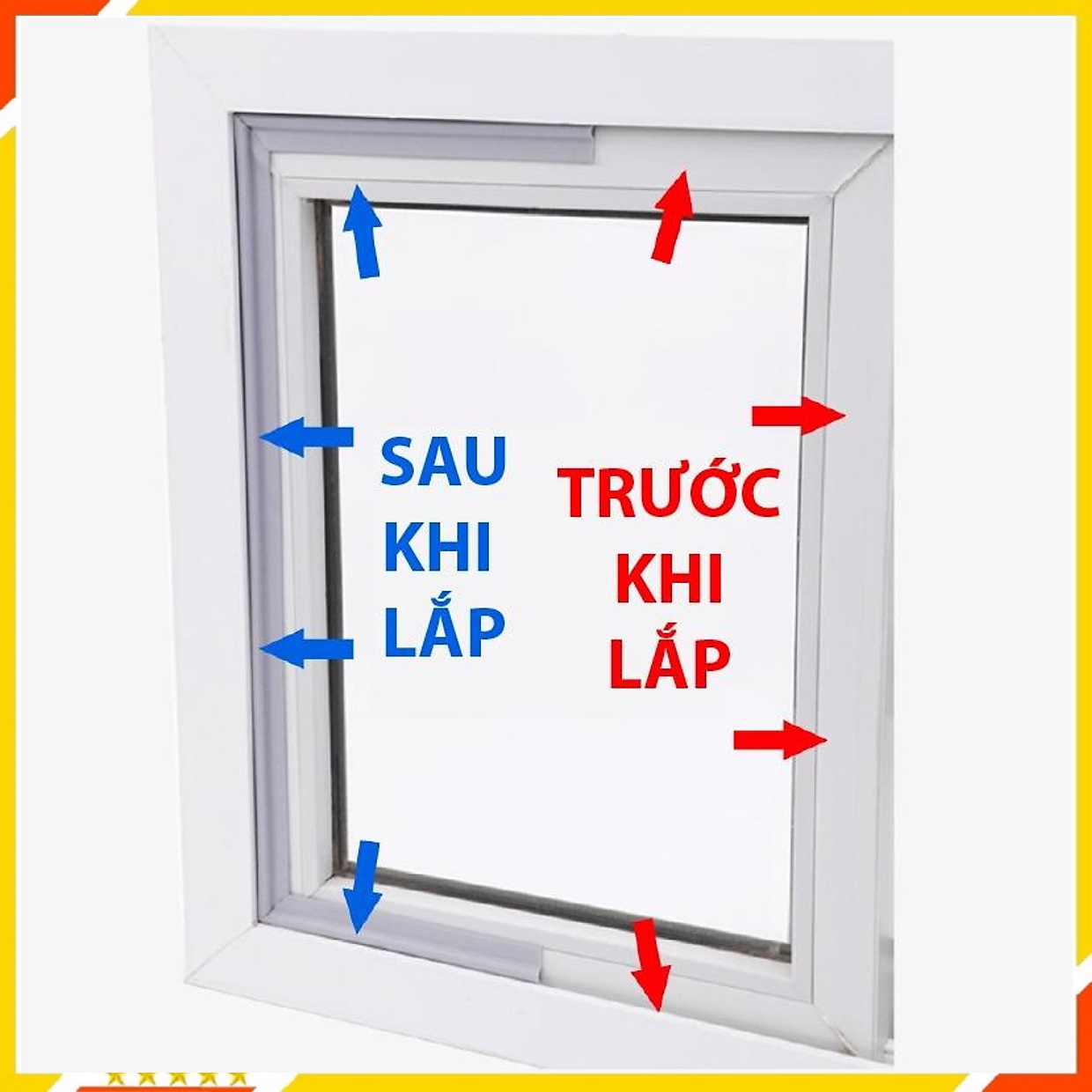 Ron chắn khe cửa , ron chặn khe cửa đa năng, ngăn côn trùng, bụi bẩn, chống thoát nhiệt điều hòa, Nẹp xốp chặn khe cửa