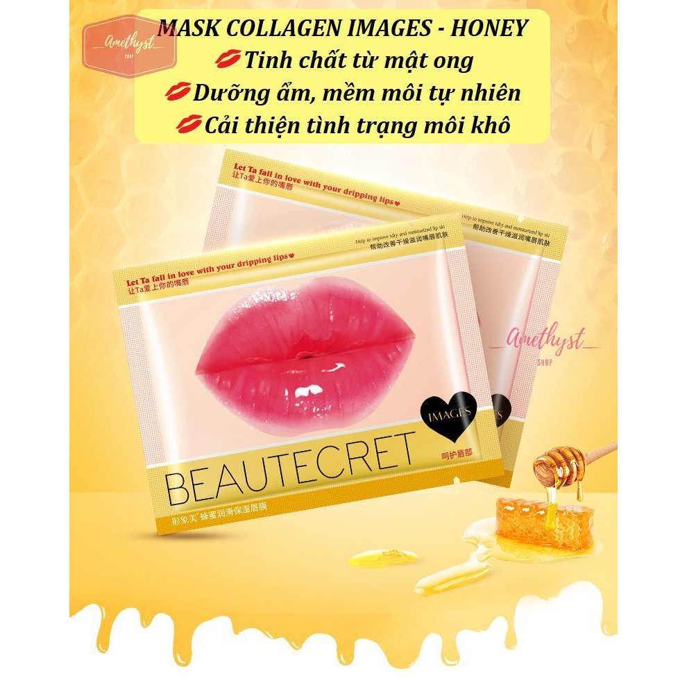 COMBO 20 Miếng Mặt Nạ Môi Images - Collagen Lips Moist Mask