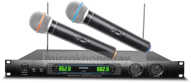 MICRO KHÔNG DÂY SHURE U820